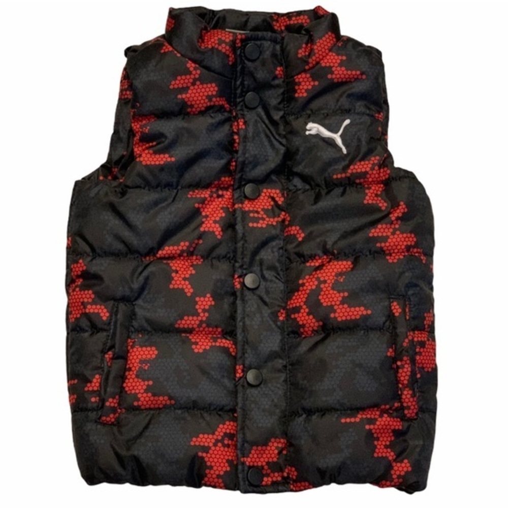 PUMA Toddlers Puffer Vest Sleeveless Jacke…